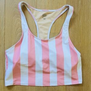 Kortni Jeane L Racerback in Sweet Stripes